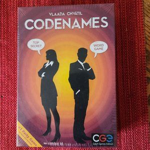 SOLD CODENAMES Board Game Spy Assassin - Rare Czech Games Edition ~ BRAND NEW,